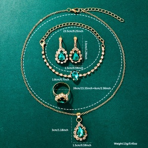 1465 Factory Wholesale Fashionable Women <b>Watch</b> Set Luxury Square Women's Quartz <b>Watch</b> with Jewelry Set - Product Image 6