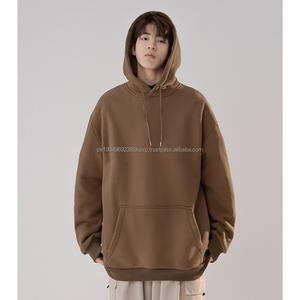 Invierno nuevos hombres suéter con capucha Casual suelto Boxy Ajuste de manga larga sudaderas con capucha personalizadas hombres Sudadera con capucha y sudadera - Product Image 4