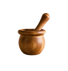 Most Selling Handmade Wood Mortar and Pestle Set Wooden Spice <b>Grinder</b> for Spices <b>Herbs</b> and Kitchen Use - Product Image 6
