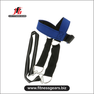 JUST FITNESS GEARS Harnais de Rameur pour Hommes en Cuir de Vachette de Haute Qualité, Respirant et Confortable, avec Logo Personnalisé, Fermeture de Style Professionnel - Product Image 2