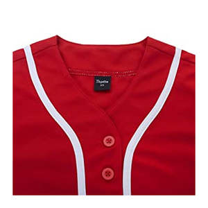 Ventes en gros de maillots et uniformes de baseball pour jeunes, logos personnalisés, 100% polyester, vêtements de sport respirants pour les sports d'équipe - Product Image 5