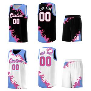 Conjunto de Pantalones Cortos de Baloncesto Unisex para Jóvenes, Verano, BSCI, Reversibles, con Diseño de Logotipo Personalizado, Transpirables, Tallas Grandes - Product Image 1