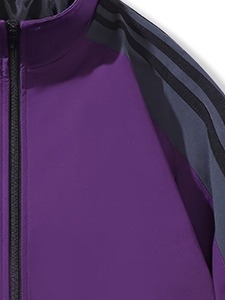 Conjunto deportivo de 2 piezas. Confeccionado con poliéster y spandex transpirables de primera calidad, con chaqueta con cremallera completa y pantalones con bolsillo con cremallera. - Product Image 3
