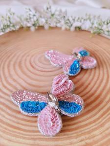 Red Beaded 3D PU Shoe Applique <b>Patch</b> Embroidery <b>Sew</b> <b>on</b> Badge for Clothing Garment Decoration Craft Fashion Accessories - Product Image 4