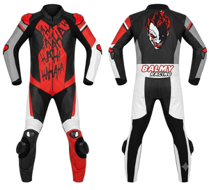 Men’s Custom Cowhide/Kangaroo Leather Track Racing 1Pc Suit Jumpsuit/Traje Motorcycle Gear Made To Measure CE <b>Level</b> 2 Protection - Product Image 1