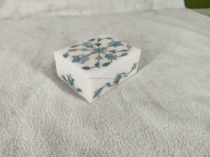 Meilleure qualité luxe bijoux emballage boîte de rangement bleu nacre travail pour décoration inde Stonecrafts International MMP03 - Product Image 3