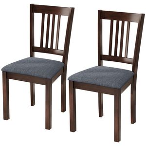 Set di 2 Sedie da Pranzo in Legno dal Design Moderno, Pieghevoli, per Uso Domestico - Product Image 2