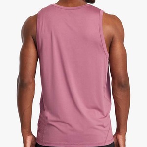 Débardeur Homme Uni Col V Sans Manches Respirant en Coton Spandex Tricoté Style Décontracté Sportif Nouveau Modèle à Transfert Thermique - Product Image 5