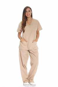 Ensembles d'uniformes médicaux unisexes en tissu rayonne élastique tissé, à la mode et abordables, pour usage hospitalier (vente en gros) - Product Image 5