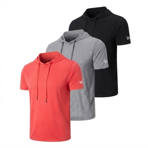 เสื้อฮู้ดดี้ทรงปกติ สีแดงคอรัล สำหรับออกกำลังกาย ระบายอากาศได้ดี ซับเหงื่อ เป็นมิตรต่อสิ่งแวดล้อม ผลิตจากผ้าฟลีซโพลีเอสเตอร์ 100% เหมาะสำหรับฤดูหนาว - Product Image 1