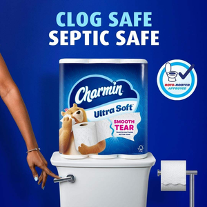 CharminUltra Strong Clean Touch Toilet <b>Paper</b>, 24 Family Mega <b>Rolls</b> = 120 Regular <b>Rolls</b> - Product Image 2