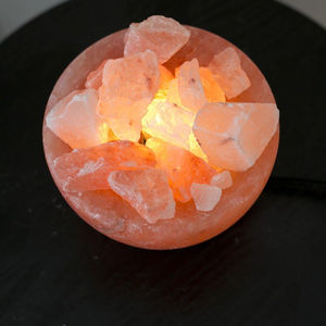 Lámpara de Sal del Himalaya de Alta Calidad con USB, Material Orgánico, Cable con Regulador de Intensidad, Venta al por Mayor, Lámparas de Sal de Pakistán, Artesanía Natural Orgánica - Product Image 6