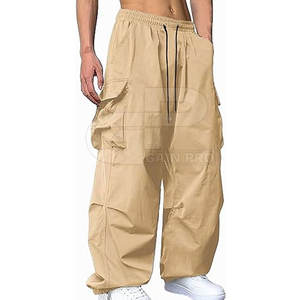 Pantalon cargo homme, style streetwear, confortable, tissu utilitaire, conçu pour un usage quotidien, les tâches de plein air et la mode décontractée. - Product Image 2