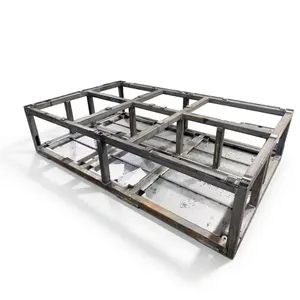 Estructura de Acero para Almacenes Industriales, Diseño Cuadrado Gris con Recubrimiento de Zinc Duradero - Product Image 2