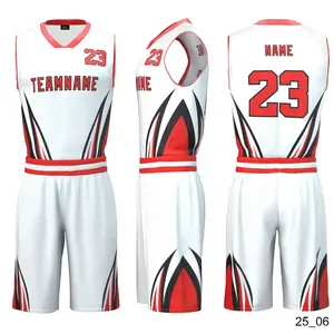 Uniforme de basket-ball personnalisé maillots de basket-ball pour hommes uniformes d'équipe costumes Teamwear Club Basketball uniforme