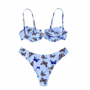 Nuevo Conjunto de Bikini de 2 Piezas para Mujer, a la Moda, con Encaje, Corte Alto, Decoración de Joyas de Cristal, Traje de Baño a Precio Económico, Precio al por Mayor - Product Image 2