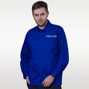 Veste de travail pour homme, 100% coton, 9 oz, NFPA2112, ignifuge, respirante, manches courtes, décontractée, CAT2, résistante au feu - Product Image 3