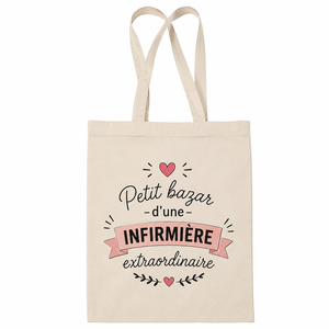 Sac cadeau élégant en coton à imprimés animaliers avec ruban en satin et longues poignées en corde torsadée - Product Image 4