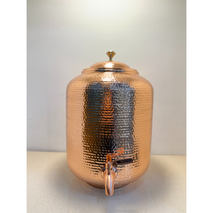 Best Selling Pure <b>Copper</b> Water Dispenser with Leak-Proof Tap Eco-Friendly Hand-Hammered Design Drinking Water Tank for Home - Product Image 1