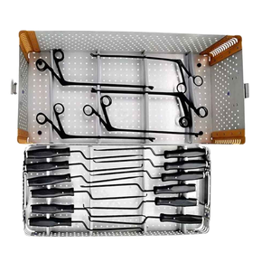 Ensemble d'instruments pour la colonne lombaire en acier inoxydable allemand de haute qualité pour la chirurgie générale, alimentation manuelle, certifié CE, utilisation de classe I - Product Image 5