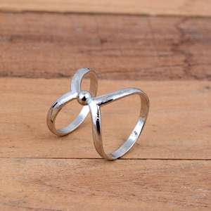 SHYAM JEWELRS Luxury Unisex 925 Sterling Silver Splint <b>Ring</b> <b>Adjustable</b> Arthritis Joint Support - Product Image 2