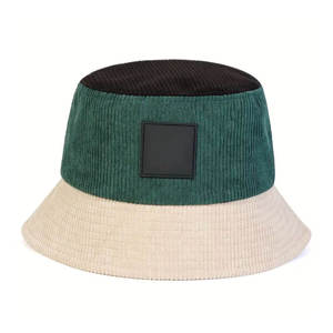 Chapeaux Bob Unisexe en Coton Couleur Unie avec Logo Brodé, Protection Solaire Extérieure, Style Hip Hop, Design Personnalisé, Prix de Gros pour Fêtes - Product Image 4