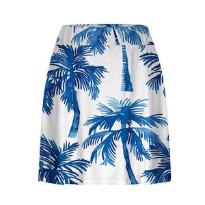 Falda Maxi Floral Hawaiana para Mujer, Estilo Tropical, Ligera, Fluida, para Vacaciones de Otoño en la Playa, con Bordado Personalizado 100% - Product Image 1