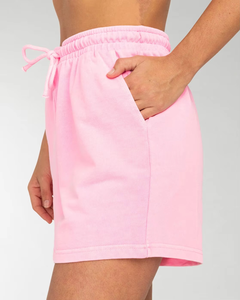 Compre Ahora Pantalones Cortos de Felpa Rosa para Mujer, Pantalones Cortos de Algodón Suave para Descansar, Pantalones Cortos Deportivos Casuales de Verano, Logotipo Personalizado OEM ODM Venta al Por Mayor - Product Image 4