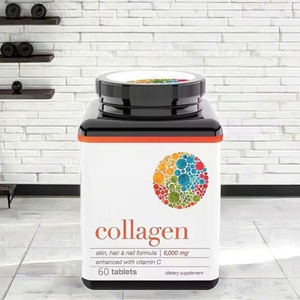 Collagène hydrolysé avec capsules de vitamine C, 80 unités, formule avancée OEM d'usine pour la beauté et la santé de la peau et des cheveux des femmes - Product Image 3