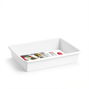 Caja de Almacenamiento de Plástico con Tapa Transparente de Hoja de Plátano N3 3L, Funcional y Apilable para Uso en la Cocina, de un Solo Nivel - Product Image 2