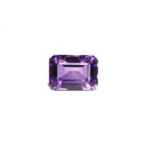 Handcrafted 10.95 Carat Faceted Amethyst Loose Gemstone 11mm Natural Calibrated Stone for Fine Jewelry - Product Image 1