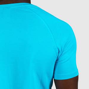 Camiseta Deportiva de Cuello Redondo para Hombre, Manga Corta, Estilo Urbano, Color Sólido, Ecológica, 100% Algodón, Impresión Serigráfica - Product Image 5