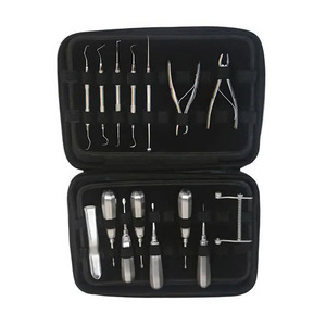 Ensemble d'instruments dentaires vétérinaires manuels en acier inoxydable de haute qualité pour chiens, avec éleveurs à poignée standard, zarnab chirurgical CE - Product Image 3