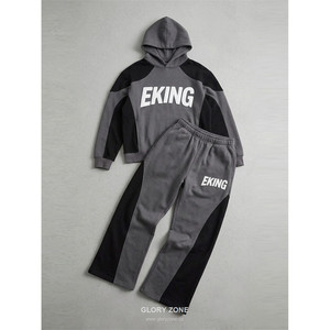 Ensemble de survêtement Glory Zone Custom Heavyweight 400 GSM en molleton 100% coton, sweat-shirt imprimé avec pantalon de survêtement pour homme et femme - Product Image 2