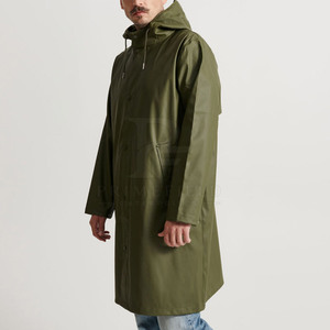 Abrigo Impermeable con Capucha, Cómodo, Transpirable, Ecológico, de Secado Rápido, con Impresión de Logotipo Personalizado, Fabricación en Pakistán, Premium - Product Image 2