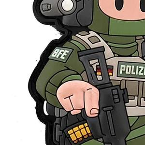 Parches de PVC de goma suave cosidos, con logotipo personalizado en relieve, de tela de sarga suave para prendas, venta al por mayor, los más vendidos - Product Image 5