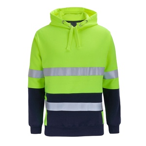 Prix de gros – Blouson / Veste de sécurité à double couche haute visibilité avec doublure polaire réfléchissante pour travailleurs, idéal pour la saison hivernale - Product Image 1