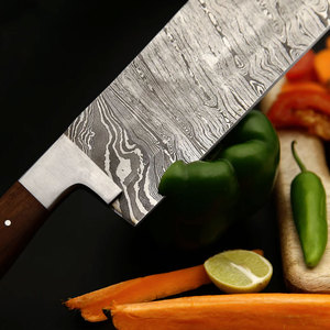 Ensemble de couteaux de cuisine en acier Damas de haute qualité, design moderne et épuré, couteaux de cuisine professionnels, lame durable pour la cuisine à domicile - Product Image 6