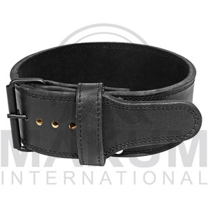 Ceinture de musculation en cuir véritable robuste, réglable, pour entraînement en salle de sport, ceinture de musculation - Product Image 5
