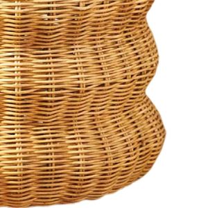 Unique Design Storage Organizer Clothes Handmade Woven Natural Rattan <b>Basket</b> for Closet and <b>Laundry</b> Organization - Product Image 4