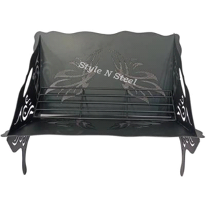 Brasero Clásico de Hierro con Pintura Resistente al Calor, Diseño Independiente, Calentador Exterior para Leña/Carbón - Product Image 2