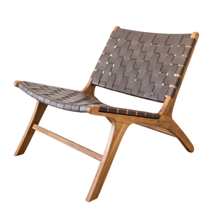 Chaises de jardin en rotin sans accoudoirs, parfaites pour l'extérieur, meubles de jardin en teck, chaises longues de jardin par Rachel Natalie - Product Image 1
