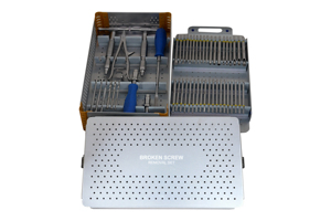 Kit d'extraction de vis orthopédiques cassées en acier inoxydable – Instruments chirurgicaux manuels pour l'extraction d'implants osseux - Product Image 3