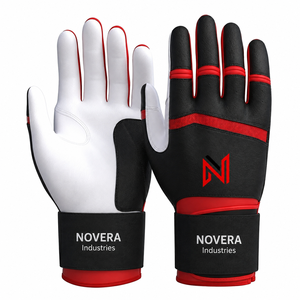 Gants de frappeur de baseball en cuir personnalisés avec logo, haute performance, fabrication OEM ODM, vente en gros, exportation directe d'usine - Product Image 5