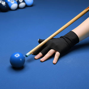 Gants de billard personnalisés avec logo, trois doigts, antidérapants, respirants, accessoires de billard, gants de snooker OEM - Product Image 5