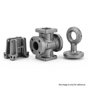Support de fixation industriel robuste en acier moulé de précision avec étrier pivotant pour cadre de machine - Ensemble de composants - Product Image 1