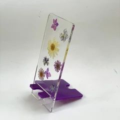 Handmade Epoxy Resin Phone <b>Stand</b> Mobile Holder Desk Phone <b>Stand</b> Modern Decorative Mobile <b>Stand</b> for Office Home Craftera Exports - Product Image 4