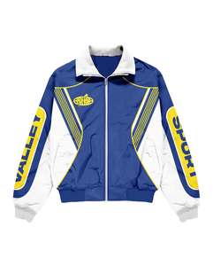 Conjunto de Dos Piezas Unisex de Talla Grande, Chaqueta Cortavientos de Punto para Primavera, 100% Poliéster de Secado Rápido, Chaqueta Estilo Urbano con Estampado de Goma en Relieve - Product Image 2