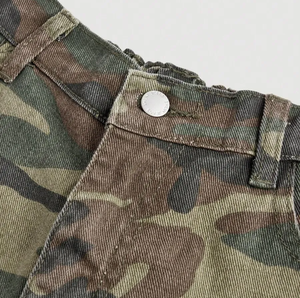 Shorts cargo sportifs pour hommes, taille mi-haute, élastiques, 100 % coton, respirants, imperméables, séchage rapide, avec poches - Product Image 4