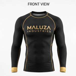 Custom Logo Unisex Short Sleeve <b>Compression</b> Rash Guard UPF 50+ Breathable Eco-Friendly Quick Dry Swim Surfing BJJ Grappling 100% - Product Image 1